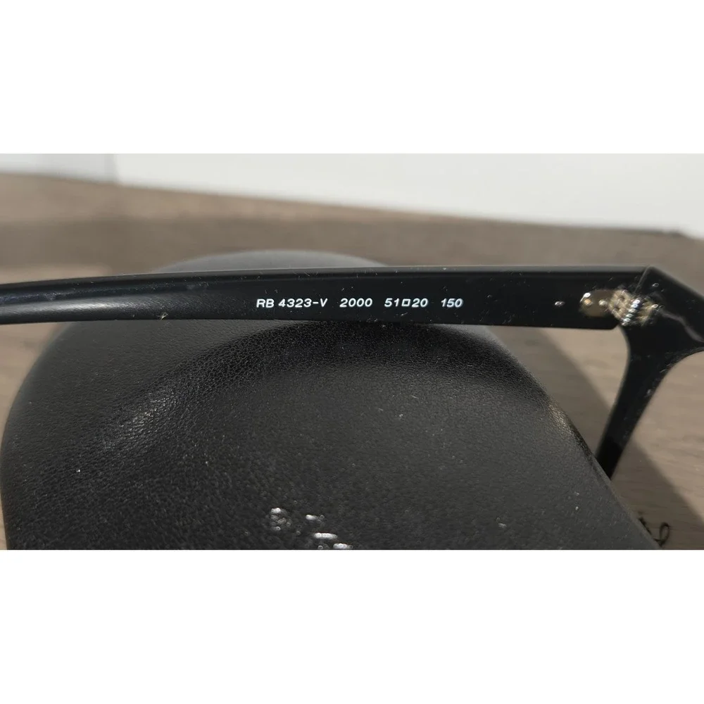 Ray-Ban RB 4323-V 2000 Black Square Eyeglasses Frames